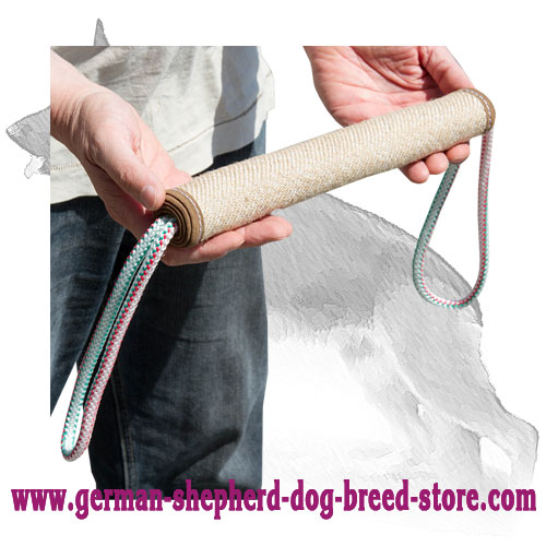 Strong Dog Bite Tug Jute Pet Chew Bite Toys Dogs Training 2